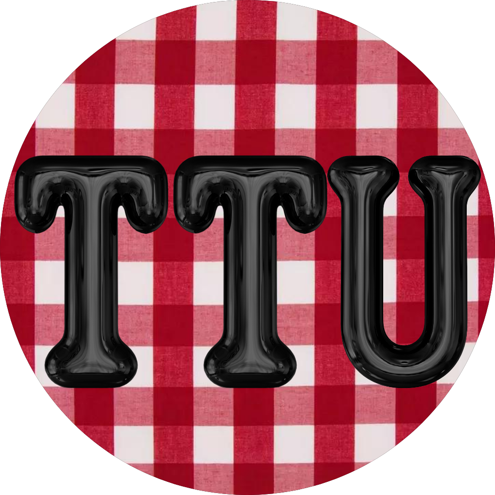 GINGHAM BALLOON LETTERS