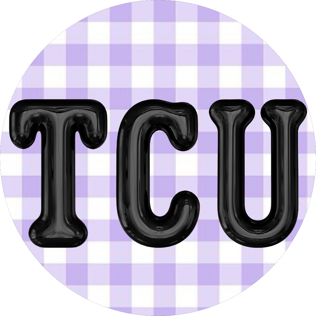 GINGHAM BALLOON LETTERS