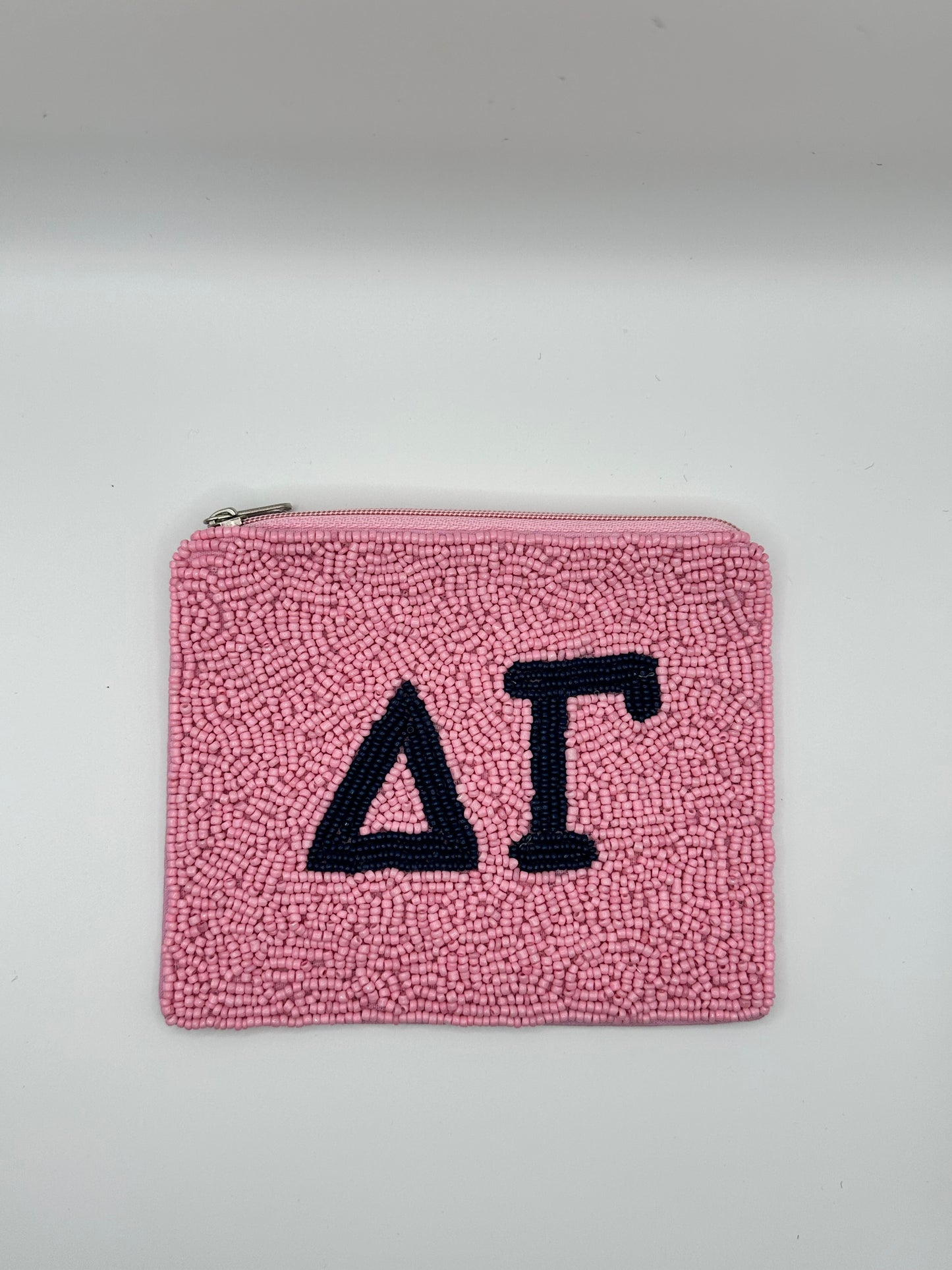 Delta Gamma Beaded pouch