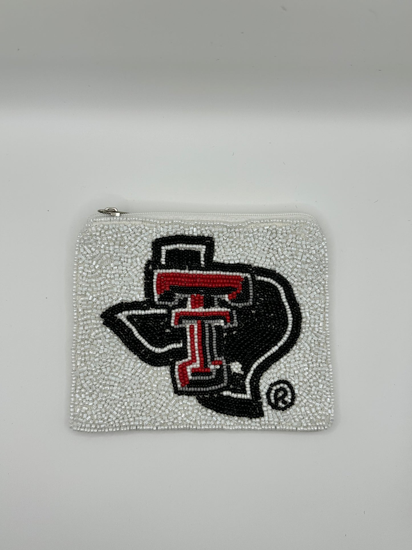 Texas Tech Beaded Pouch