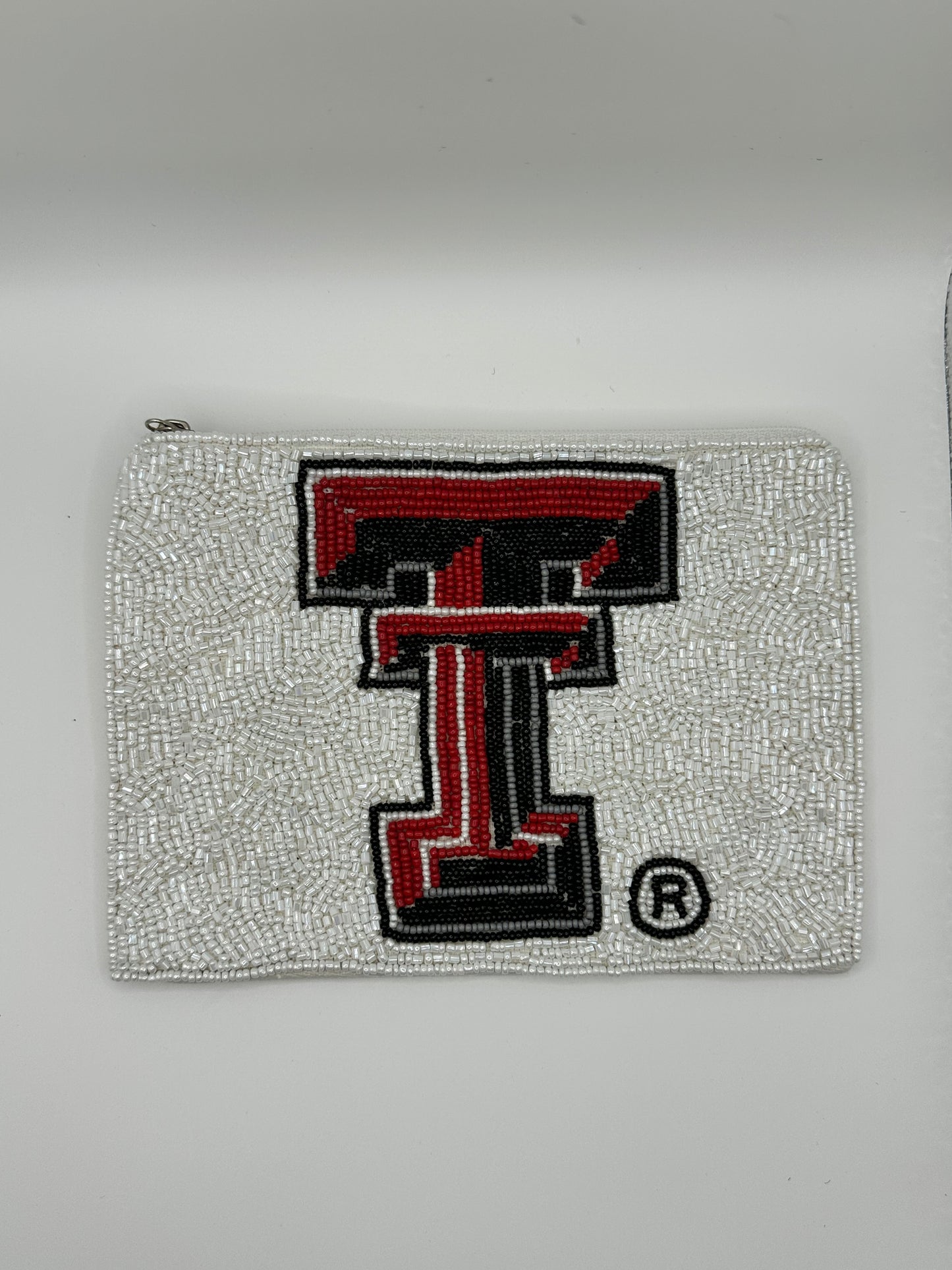 Texas Tech Beaded pouch